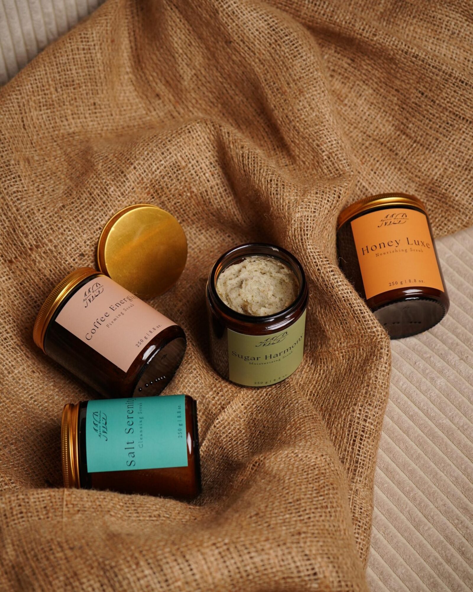 Naturprodukte whipped body scrub | handgemachtes zucker & salz peeling | vegane hautpflege